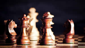 西洋棋背景 — 撲克牌桌 壁紙