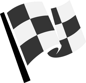 終點旗 - 棋盤格旗圖示PNG，透明PNG