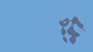 淺藍色背景上的抽象深藍色形狀 — 電玩遊戲 GIF 壁紙