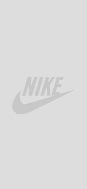 淺灰色背景上的灰色Nike標誌 — 白色 iPhone 壁紙