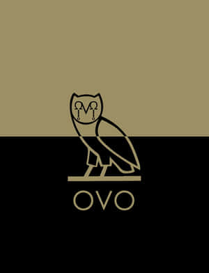 OVO 品牌標誌，特色為樹枝上的風格化貓頭鷹及文字。 — 頂級 iPhone 壁紙
