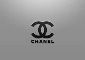 灰色漸變背景上的Chanel標誌 — 香奈兒標誌 壁紙