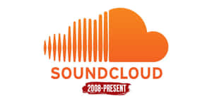 SoundCloud 標誌，帶有橙色雲朵和波形設計。 — 乾淨 壁紙