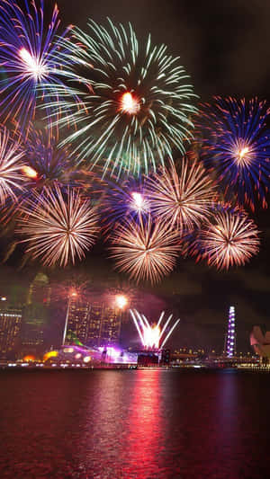 新年快樂手機桌布 — 慶祝 壁紙