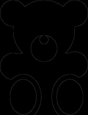 泰迪熊 - 黑色泰迪熊PNG，透明PNG — 矢量藝術 壁紙