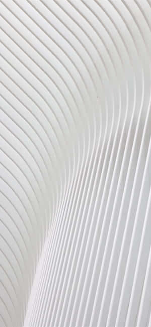 極簡抽象圖案中的白色曲線建築線條。 — iPhone 15 Plus 壁紙