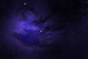 深空中的紫色星雲與星星 — 星星 壁紙