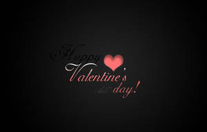 深色紋理背景上，帶有粉紅色心形的「Happy Valentine's (shit) day」文字。 — 陣亡將士紀念日 壁紙
