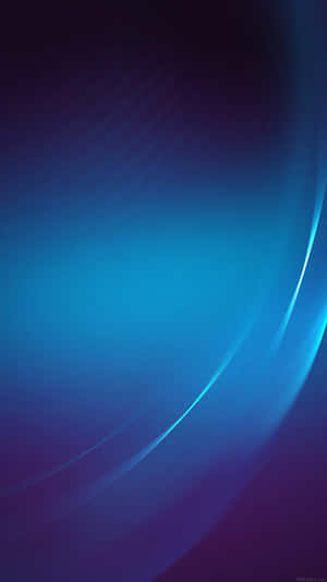 流動的藍色與紫色光曲線構成的抽象數位背景。 — 三星Galaxy 壁紙