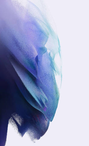在白色背景上帶有流動藍色和紫色色調的抽象數位藝術作品。 — 抽象 壁紙