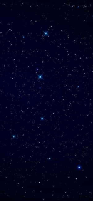 一個有明亮星團的星空夜空。 — Galaxy S21 Ultra 壁紙