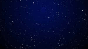 在深藍色背景上，閃爍星星的星空夜晚。 — 藍天 壁紙