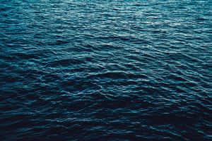 深藍色海浪在昏暗光線下泛起漣漪 — 海洋 壁紙