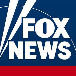 Fox News 標誌，藍色和紅色背景上帶有粗體白色文字。 — 福斯新聞 壁紙
