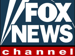 Fox News Channel 標誌，藍色和紅色背景上有粗體白色文字。 — 福斯新聞 壁紙
