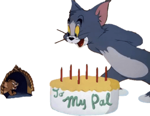 湯姆與傑瑞生日PNG，PNG下載 - 湯姆與傑瑞生日PNG，透明PNG