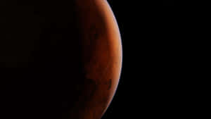 太空中的火星行星，背景可見星星 — 火星人布魯諾 壁紙
