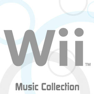 藍色圓形設計的Wii Music Collection標誌。 — 電玩遊戲 GIF 壁紙