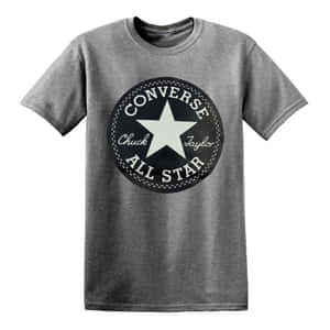 帶有Converse Chuck Taylor All Star標誌的灰色T恤 — Converse 壁紙