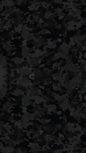 用於軍事用途的黑色和灰色迷彩圖案 — 悟空黑 iPhone 壁紙