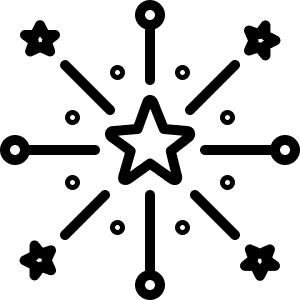 煙火閃爍圖示