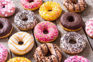 甜甜圈背景 — Dunkin Donuts 壁紙