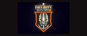 Call of Duty Black Ops III 遊戲標誌，帶有發光骷髏標誌。 — 決勝時刻：黑色行動4 壁紙