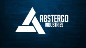Abstergo Industries標誌在帶有故障效果的深藍色數位背景上。 — 一护卍解 壁紙