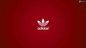 白色adidas標誌在紅色漸變背景上 — 愛迪達 GIF 壁紙