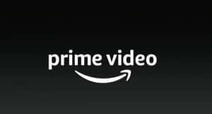 深色背景上的Amazon Prime Video標誌 — 低飽和 壁紙