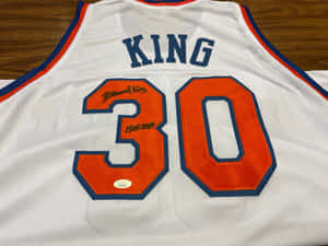 簽名籃球球衣，名字KING，號碼30 — 紐約尼克隊 壁紙