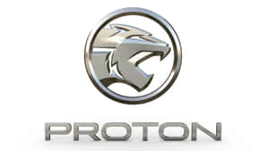 銀色圓圈內帶有虎頭的 Proton 汽車品牌標誌。 — 高清汽車 壁紙