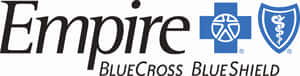 帶有藍色醫療符號的Empire BlueCross BlueShield醫療保險標誌。 — 藍色愛心 壁紙
