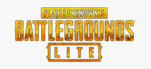 金色紋理字體的 PlayerUnknown's Battlegrounds Lite 遊戲標誌。 — 酷炫遊戲 壁紙