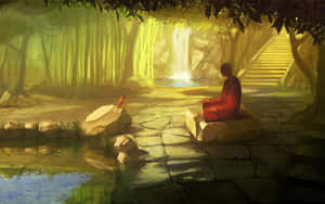禪風背景 — 善逸大頭貼 壁紙