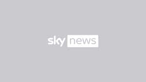 灰色背景上的白色Sky News標誌 — 綠色天空 壁紙