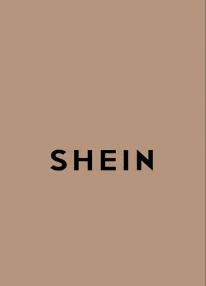 米色背景上的黑色SHEIN品牌標誌文字 — 暗黑少女風 壁紙