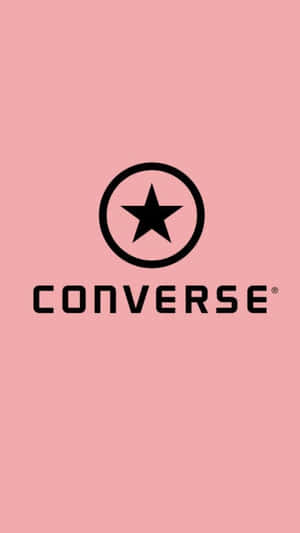 粉紅色背景上的Converse標誌 — Converse 標誌 壁紙