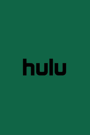 純綠色背景上的Hulu標誌 — 簡約暗黑美學 壁紙