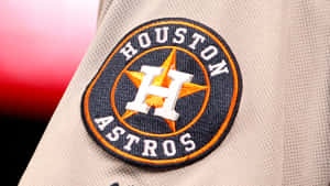米色球衣袖子上的休士頓太空人棒球隊徽章。 — 極限運動 壁紙