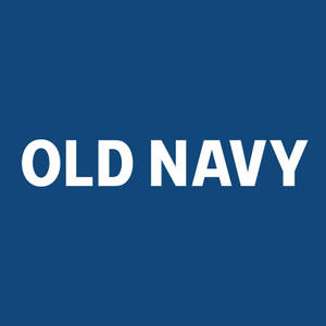 Old Navy 品牌標誌，白色文字配藍色背景 — 海軍藍 壁紙