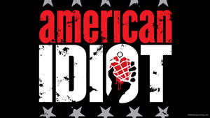 American Idiot 專輯封面，手握手榴彈對抗星星 — 專輯封面 壁紙