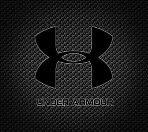 六角網格背景上的 Under Armour 標誌