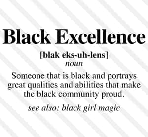 Black Excellence 的文字定義，包含發音和用法示例。 — 非洲藝術 壁紙