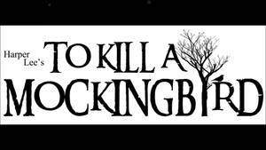 Harper Lee 的《To Kill a Mockingbird》書名帶有樹和鳥的設計。 — 復古 壁紙