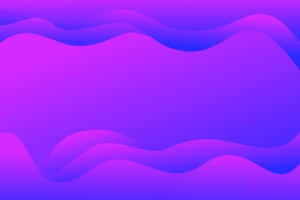 帶有流動紫色和藍色波浪的抽象數位背景。 — Twitter 橫幅 壁紙