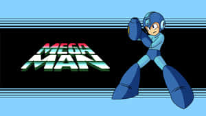 經典 80 年代像素藝術風格的 Mega Man 電子遊戲角色。 — 洛克人 壁紙