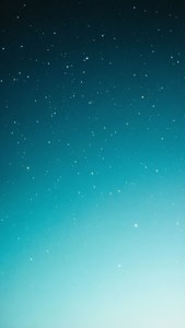 一款寧靜的綠松石漸變星空桌布，喚起平和夜空之感。 — 土耳其藍 壁紙