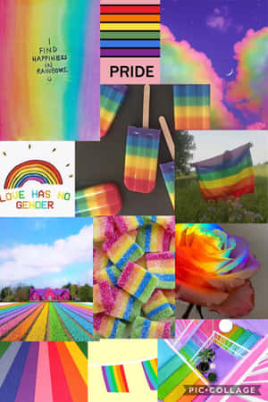 美學LGBT彩虹 — 粉彩彩虹 壁紙