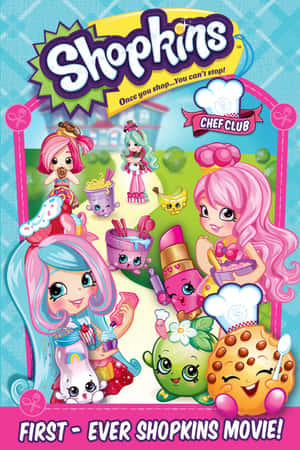 Shopkins 角色在廚房裡用食物烹飪。 — POCO Pad X1 壁紙